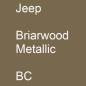 Preview: Jeep, Briarwood Metallic, BC.